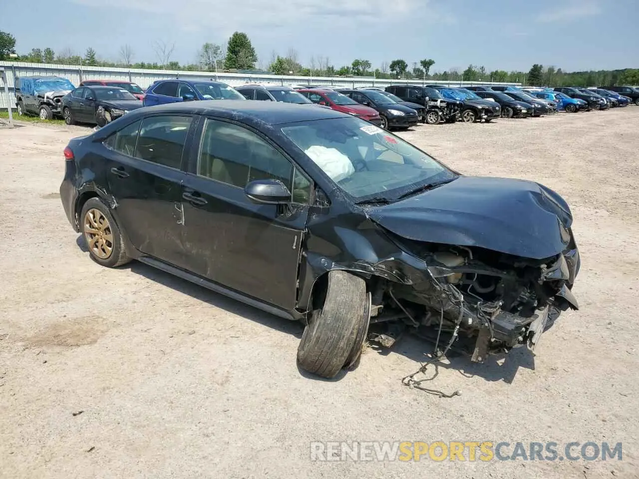 4 Photograph of a damaged car JTDEPRAE1LJ026153 TOYOTA COROLLA 2020
