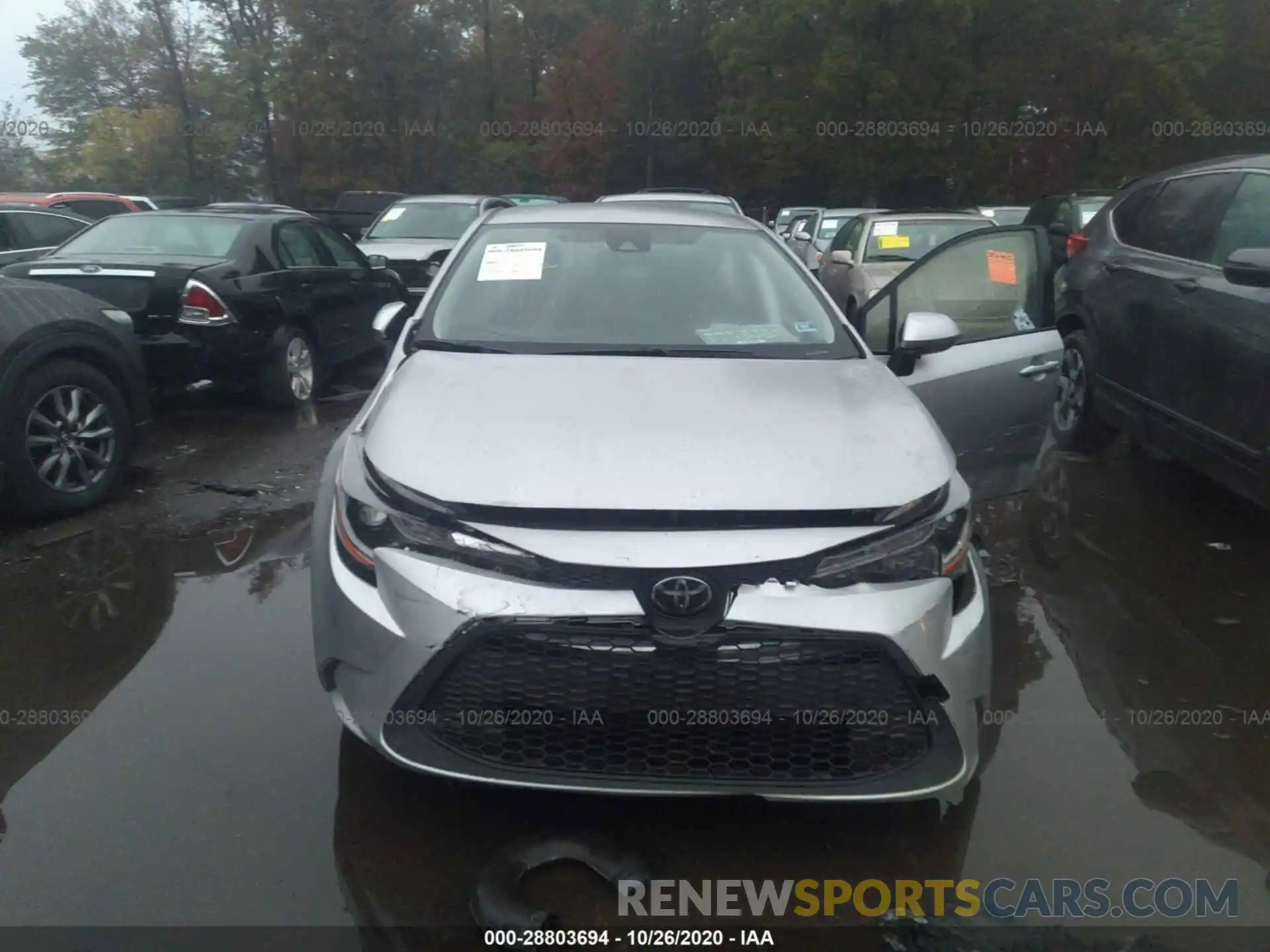 6 Photograph of a damaged car JTDEPRAE1LJ028646 TOYOTA COROLLA 2020