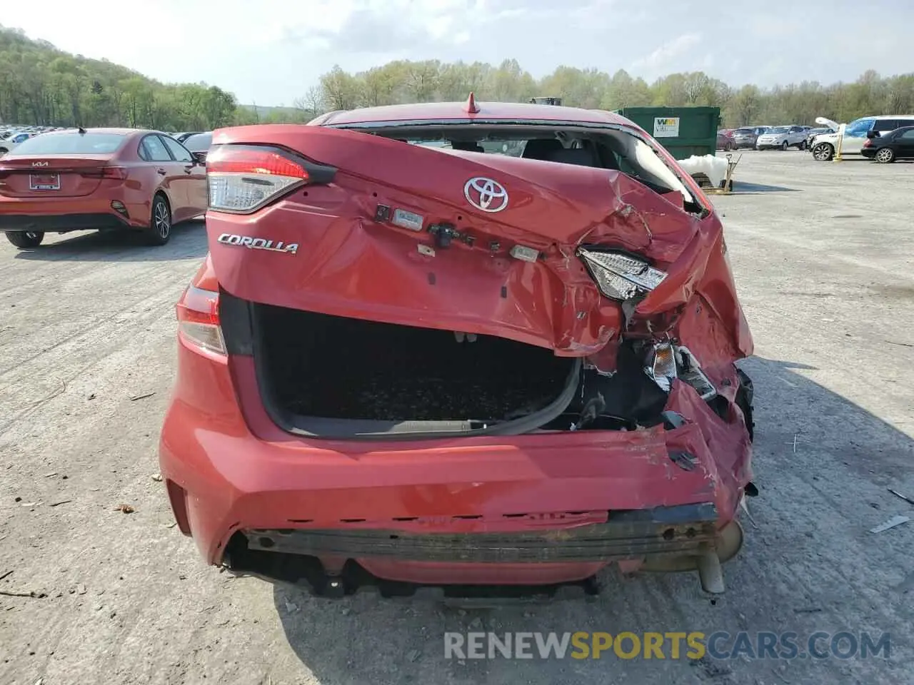 6 Photograph of a damaged car JTDEPRAE1LJ033846 TOYOTA COROLLA 2020