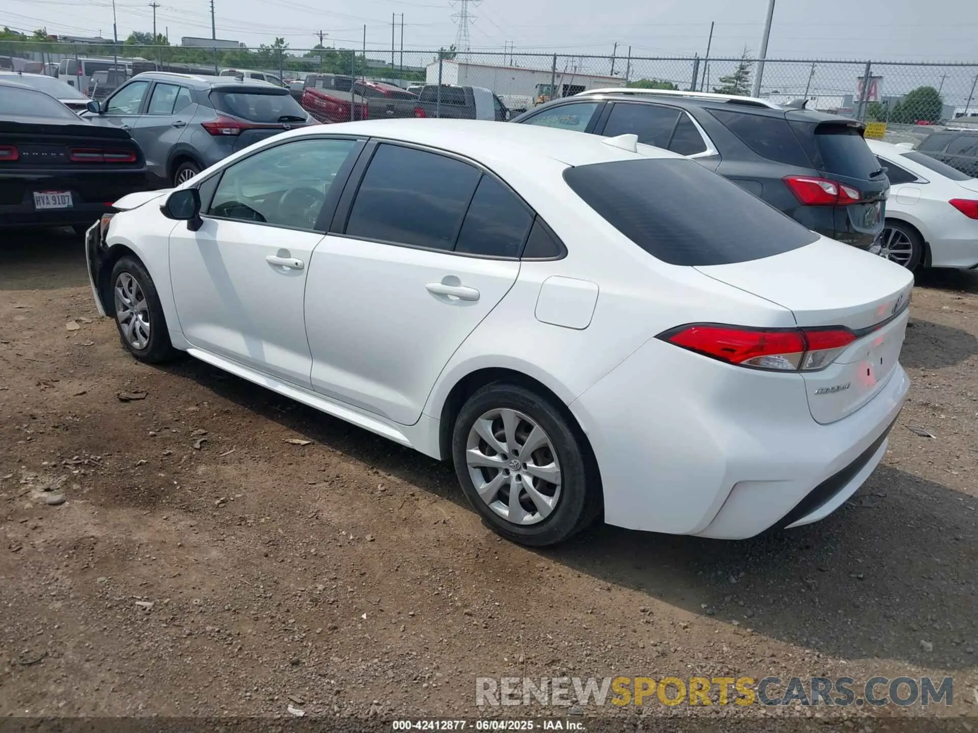 3 Photograph of a damaged car JTDEPRAE1LJ035192 TOYOTA COROLLA 2020