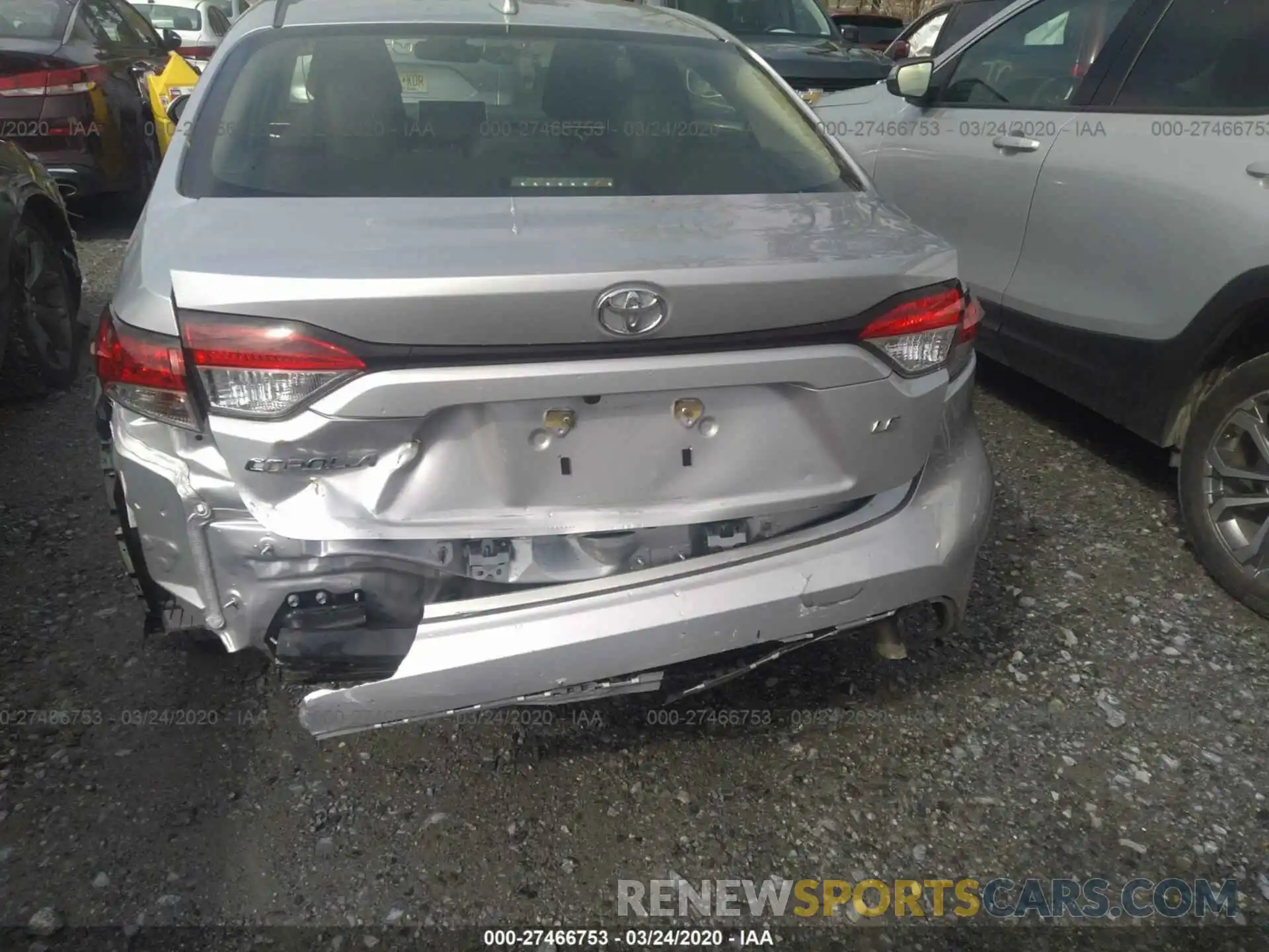 6 Photograph of a damaged car JTDEPRAE1LJ038142 TOYOTA COROLLA 2020