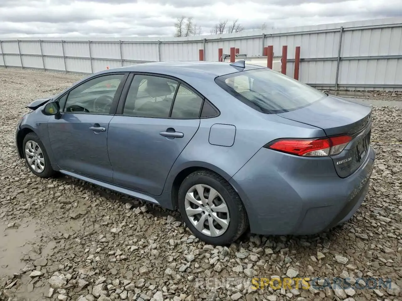 2 Photograph of a damaged car JTDEPRAE1LJ039985 TOYOTA COROLLA 2020