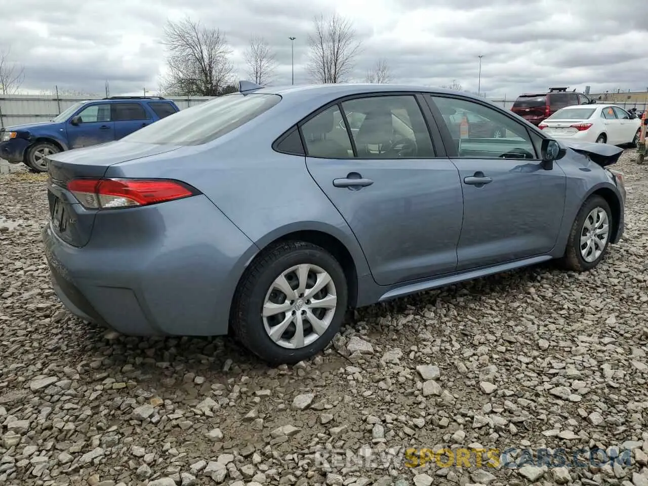 3 Photograph of a damaged car JTDEPRAE1LJ039985 TOYOTA COROLLA 2020