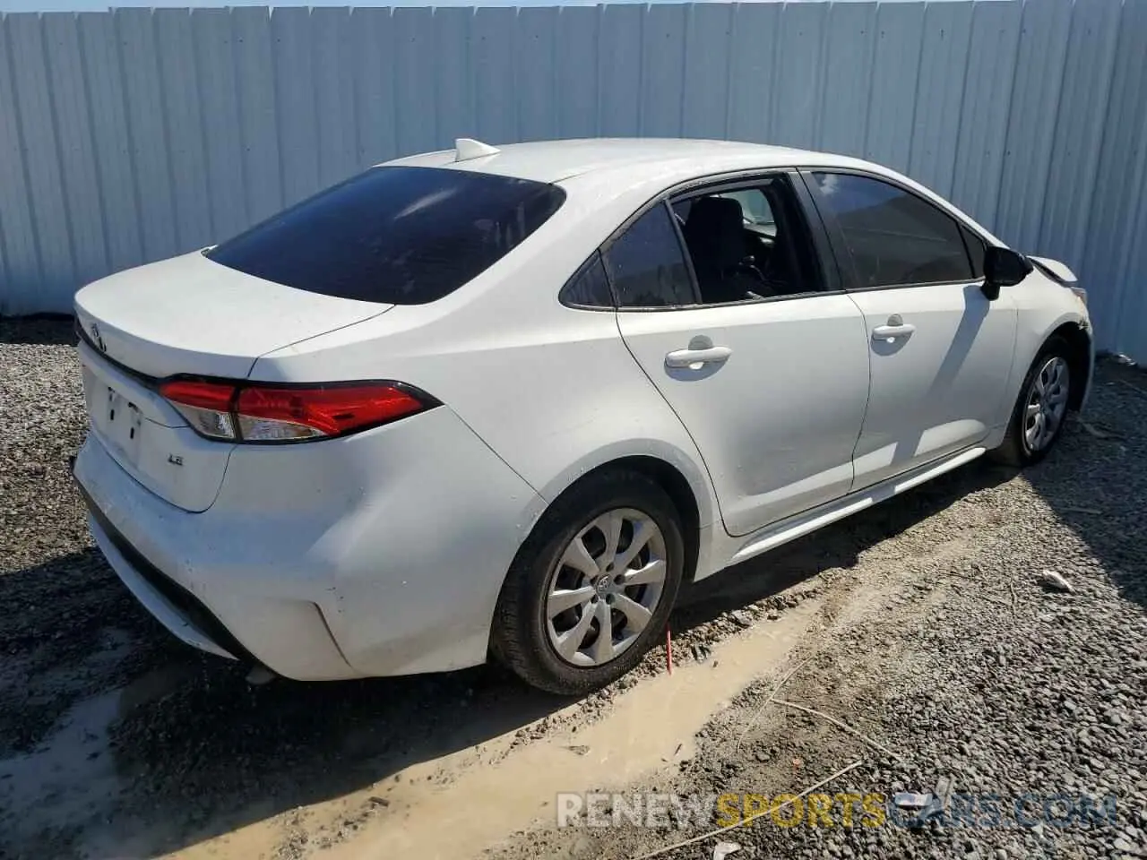 3 Photograph of a damaged car JTDEPRAE1LJ044569 TOYOTA COROLLA 2020