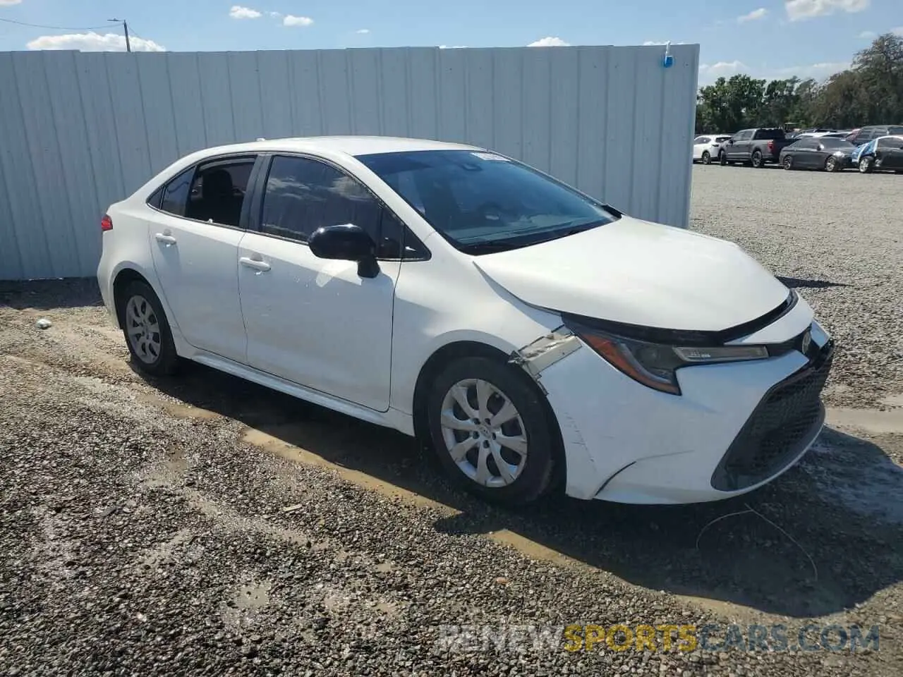 4 Photograph of a damaged car JTDEPRAE1LJ044569 TOYOTA COROLLA 2020