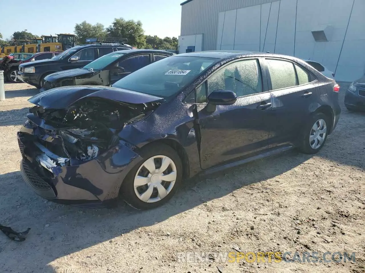 1 Photograph of a damaged car JTDEPRAE1LJ050811 TOYOTA COROLLA 2020