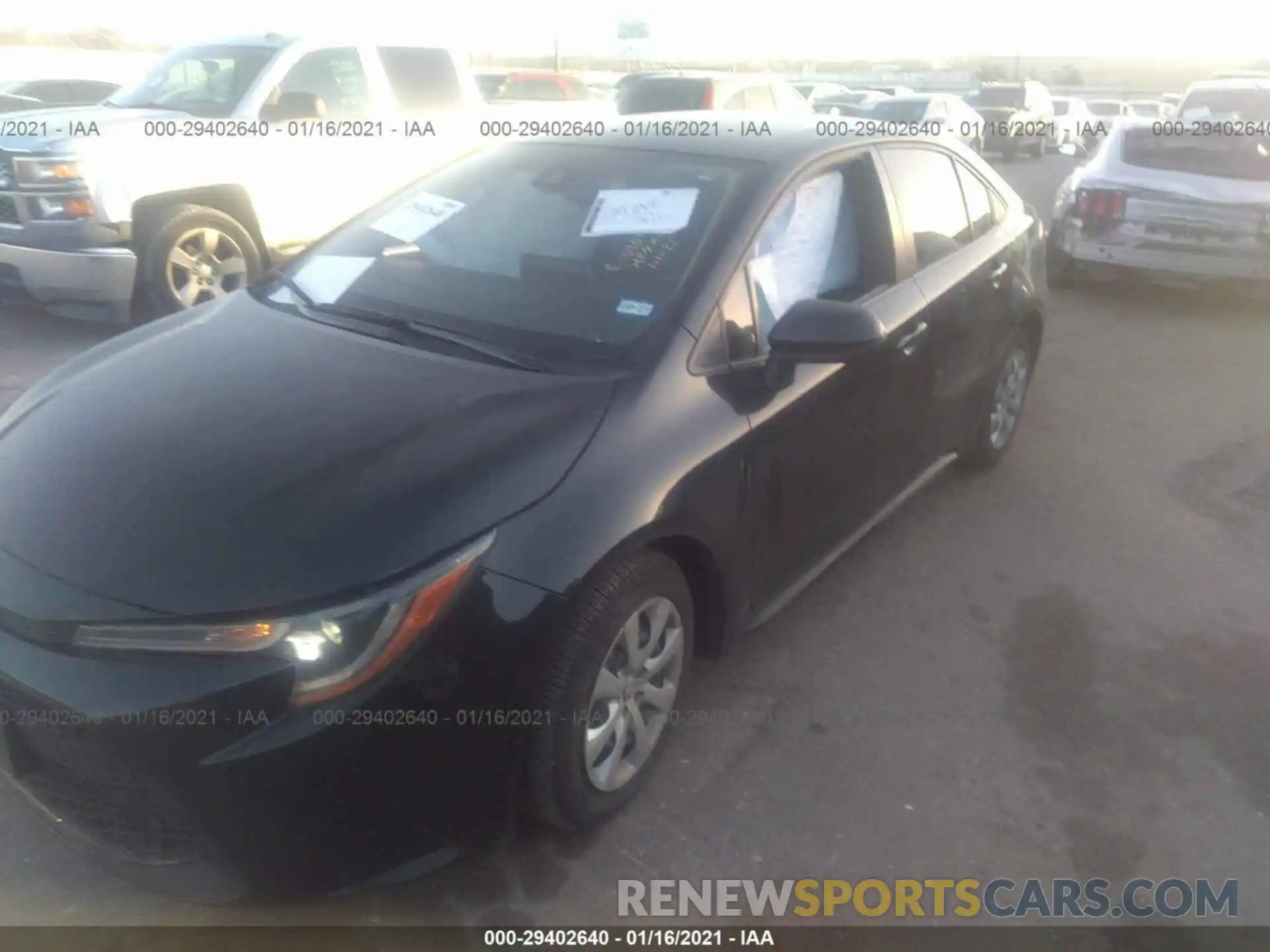 2 Photograph of a damaged car JTDEPRAE1LJ054633 TOYOTA COROLLA 2020