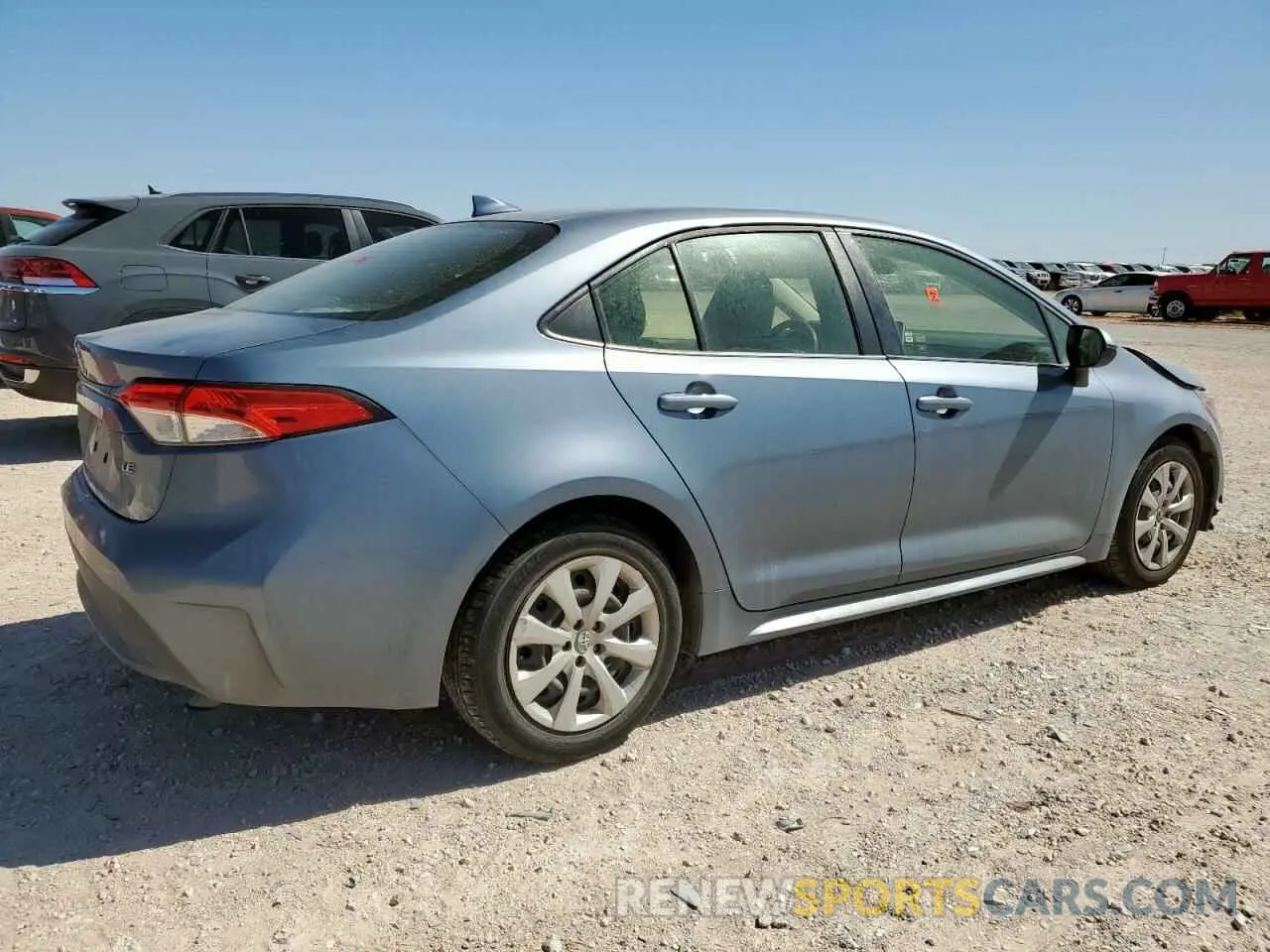 3 Photograph of a damaged car JTDEPRAE1LJ058150 TOYOTA COROLLA 2020