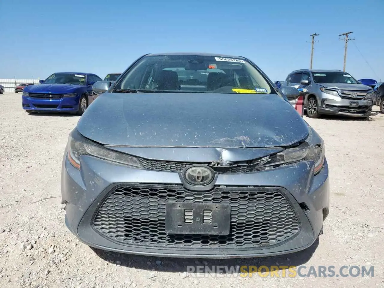 5 Photograph of a damaged car JTDEPRAE1LJ058150 TOYOTA COROLLA 2020