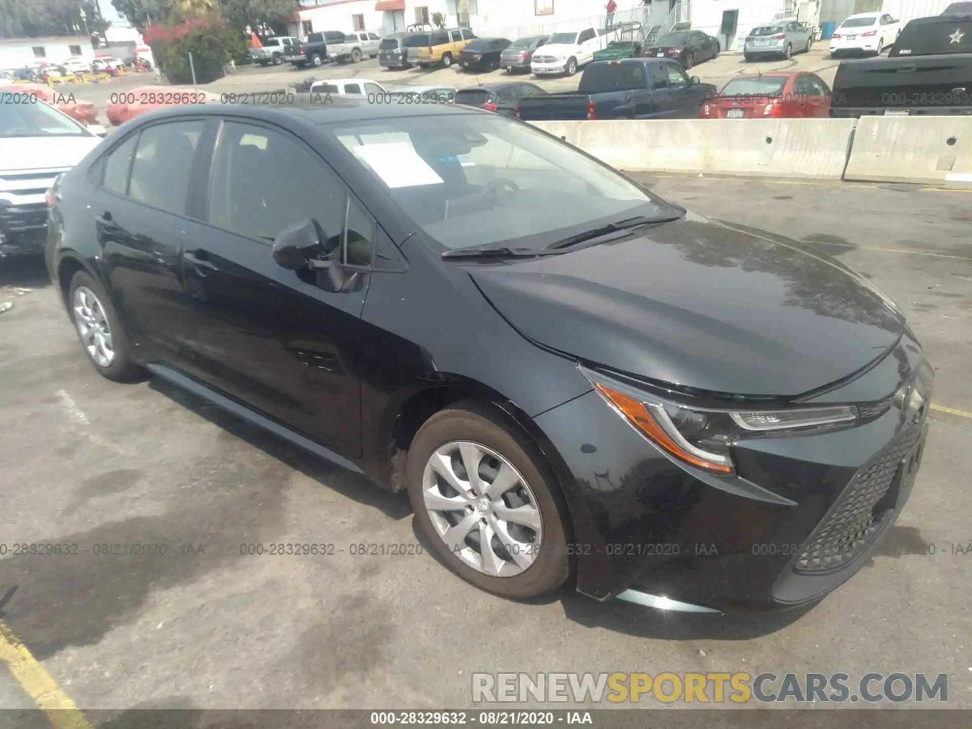 1 Photograph of a damaged car JTDEPRAE1LJ060447 TOYOTA COROLLA 2020