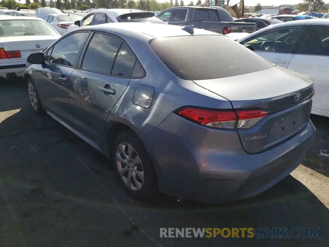 3 Photograph of a damaged car JTDEPRAE1LJ063137 TOYOTA COROLLA 2020