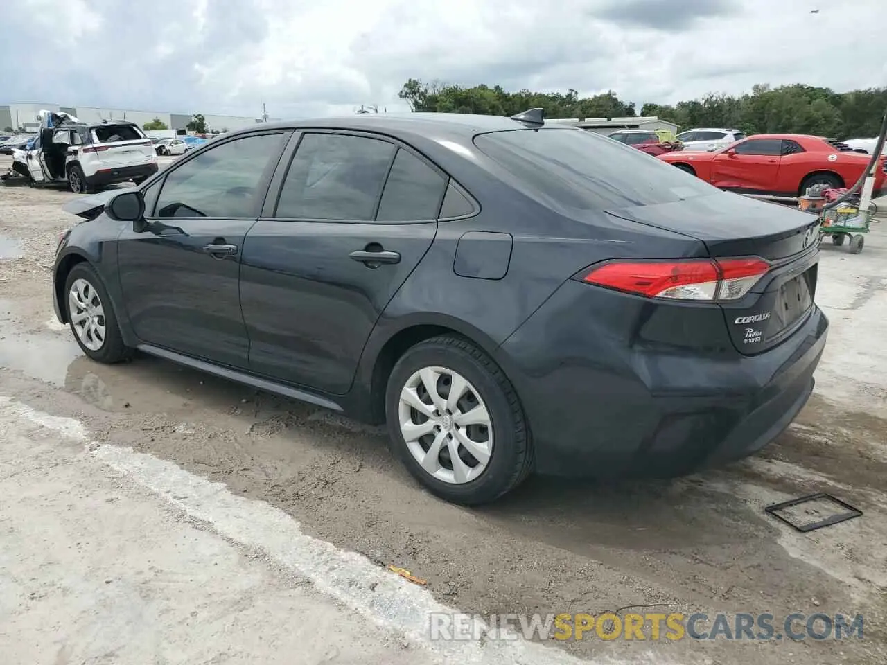 2 Photograph of a damaged car JTDEPRAE1LJ065356 TOYOTA COROLLA 2020