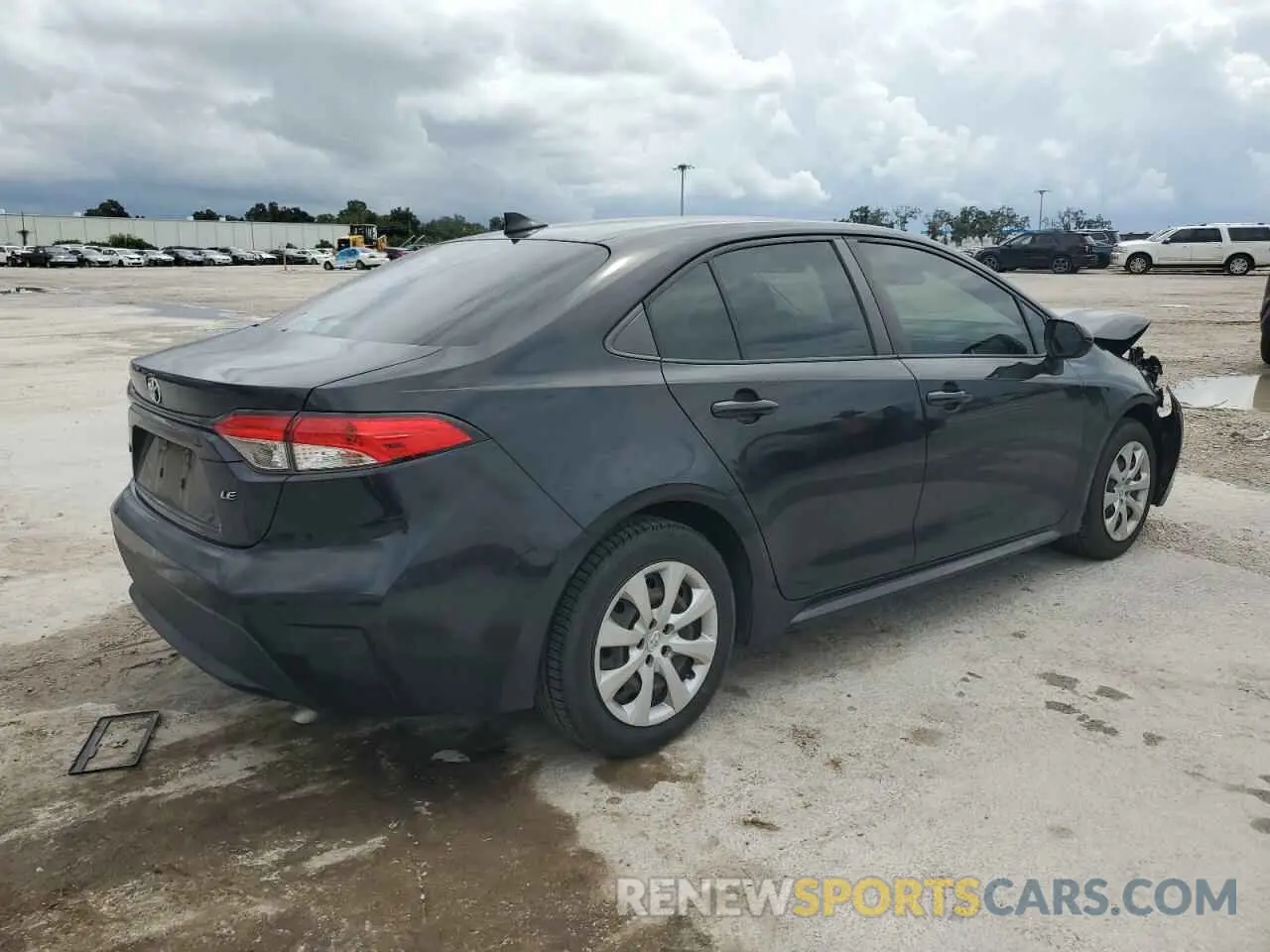 3 Photograph of a damaged car JTDEPRAE1LJ065356 TOYOTA COROLLA 2020