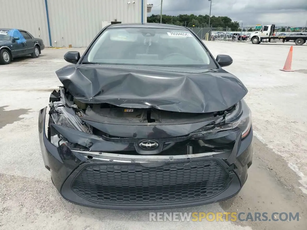 5 Photograph of a damaged car JTDEPRAE1LJ065356 TOYOTA COROLLA 2020