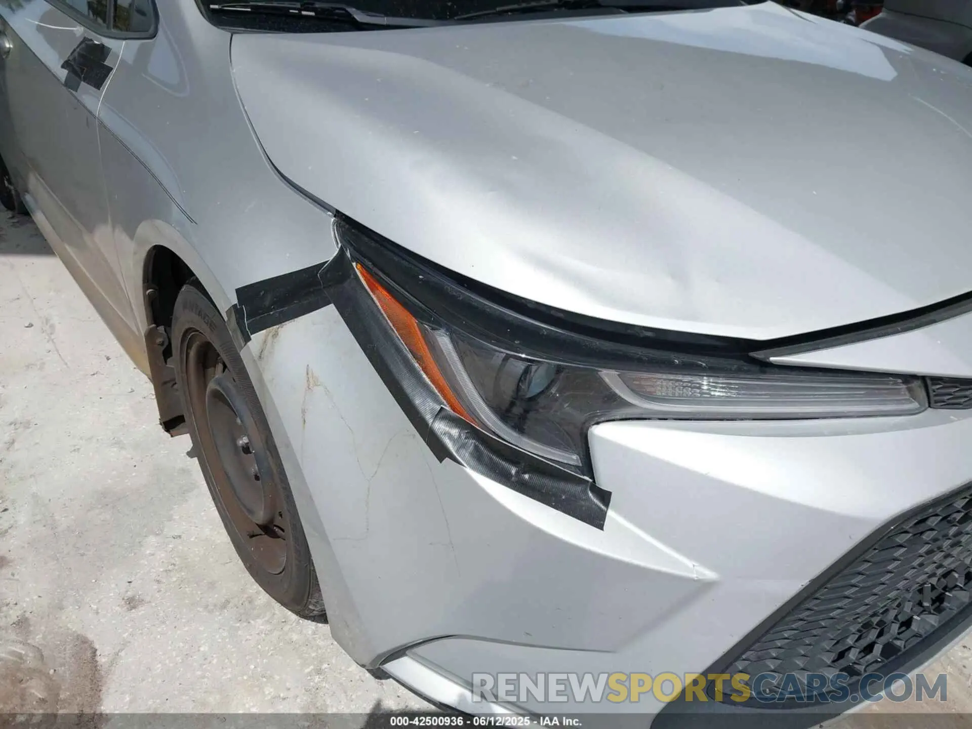 20 Photograph of a damaged car JTDEPRAE1LJ067446 TOYOTA COROLLA 2020