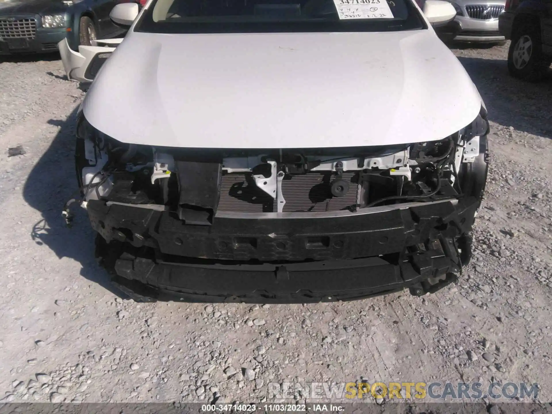 6 Photograph of a damaged car JTDEPRAE1LJ070251 TOYOTA COROLLA 2020