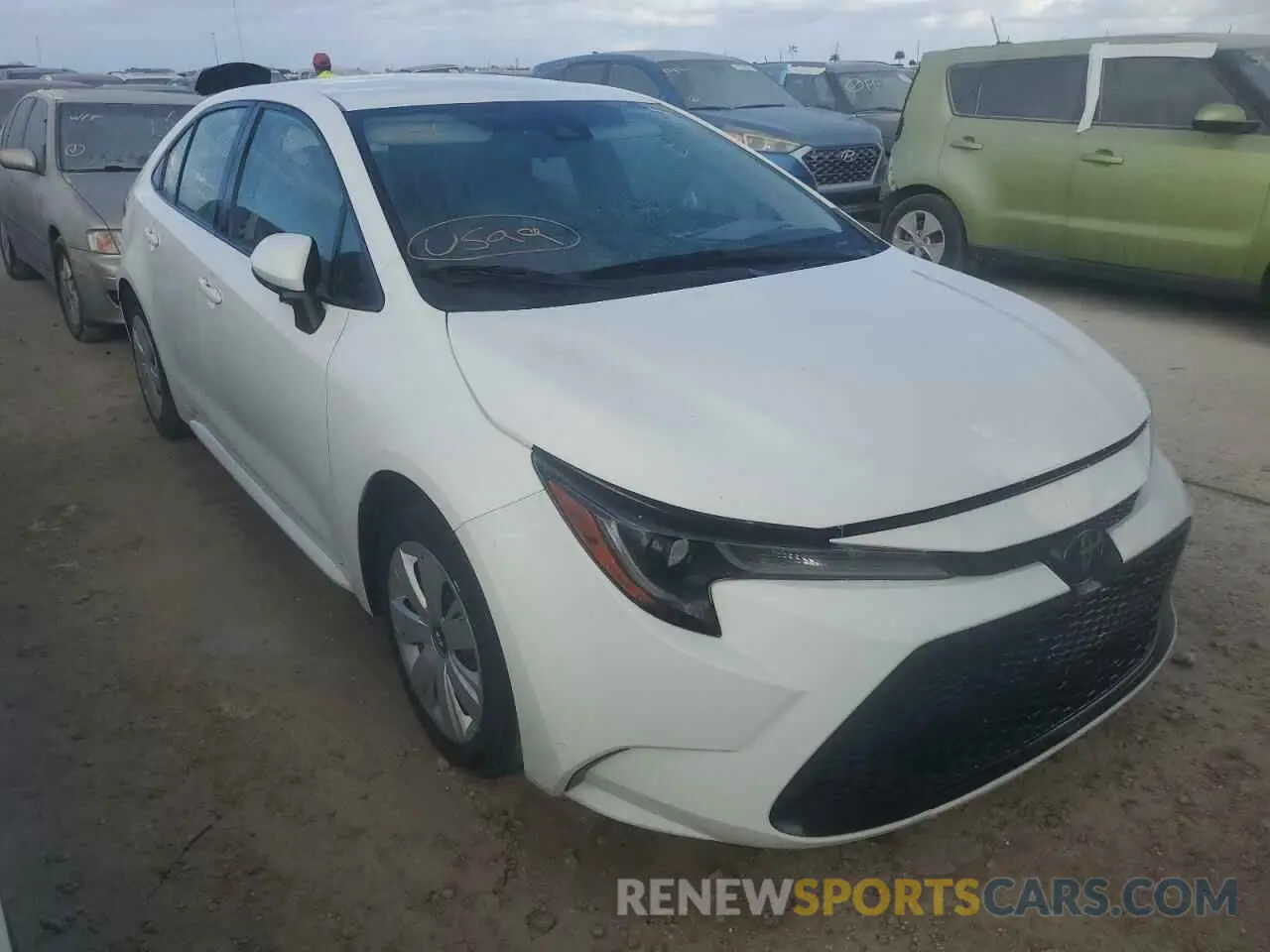 4 Photograph of a damaged car JTDEPRAE1LJ072288 TOYOTA COROLLA 2020
