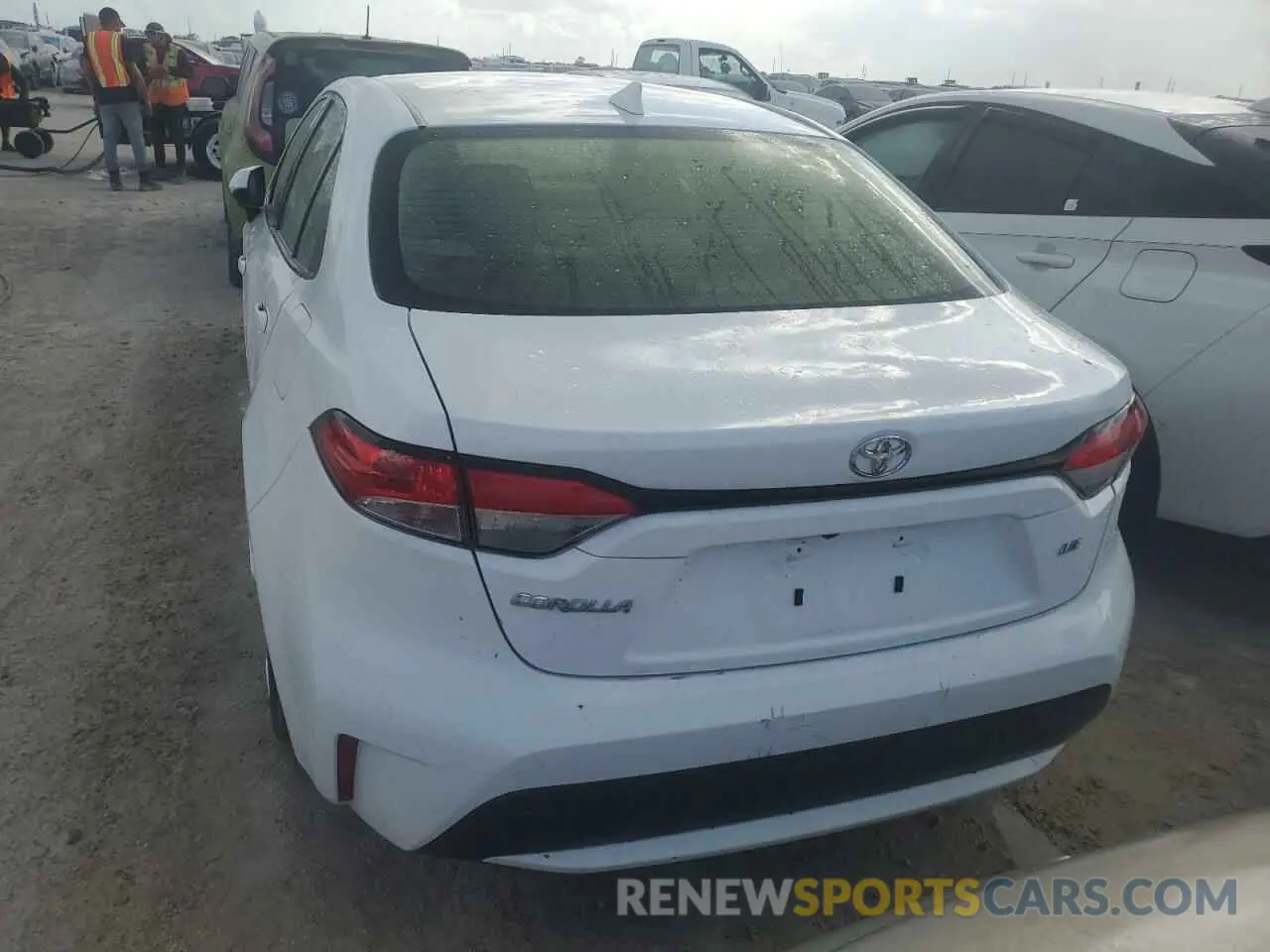 6 Photograph of a damaged car JTDEPRAE1LJ072288 TOYOTA COROLLA 2020