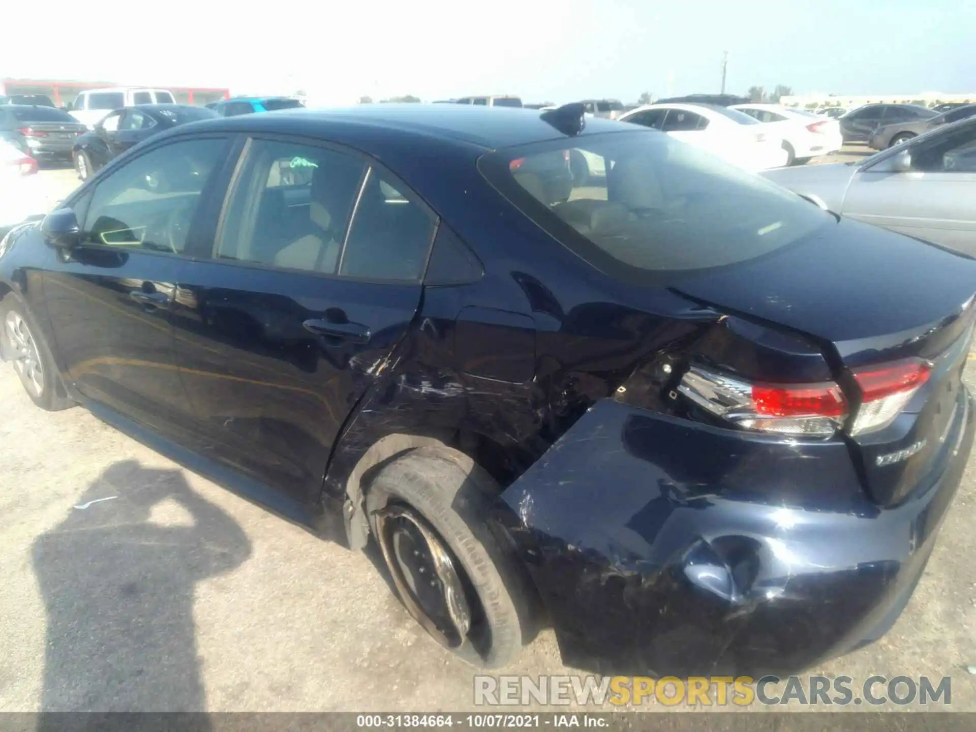 6 Photograph of a damaged car JTDEPRAE1LJ073957 TOYOTA COROLLA 2020