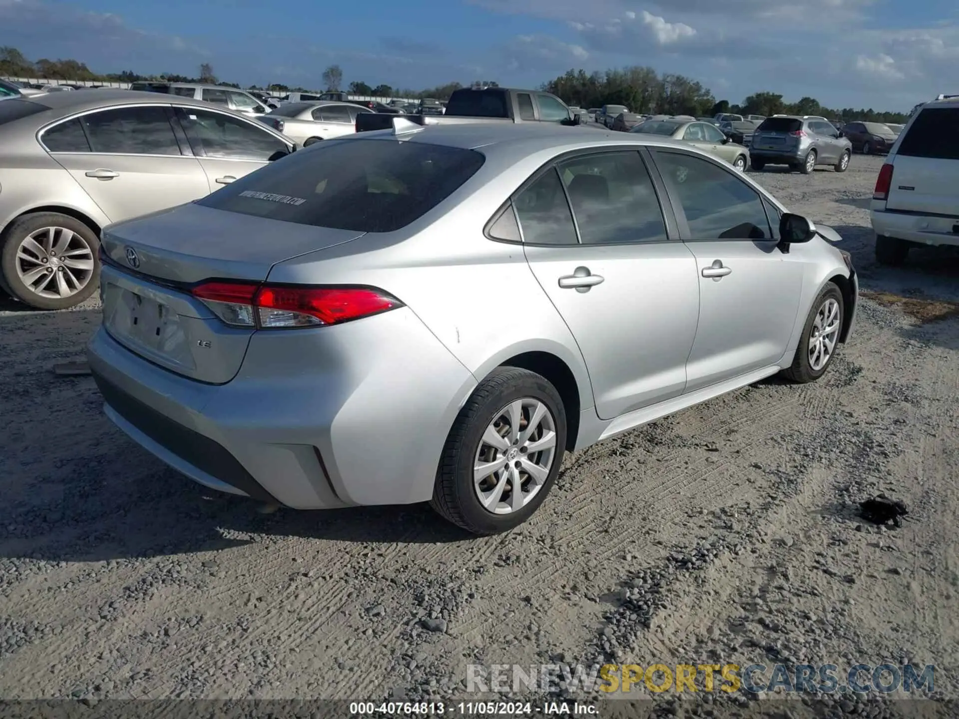 4 Photograph of a damaged car JTDEPRAE1LJ077524 TOYOTA COROLLA 2020