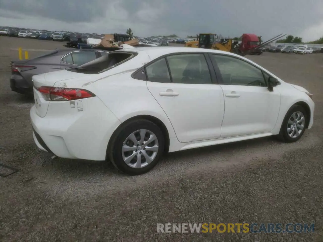 3 Photograph of a damaged car JTDEPRAE1LJ078026 TOYOTA COROLLA 2020