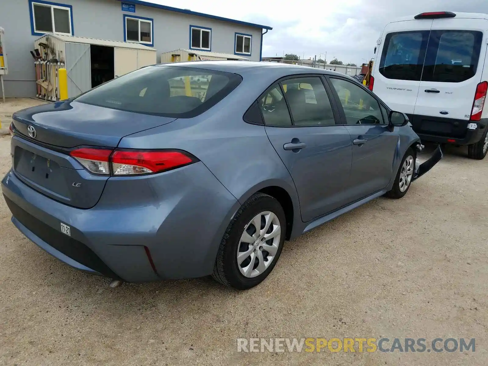 4 Photograph of a damaged car JTDEPRAE1LJ078446 TOYOTA COROLLA 2020