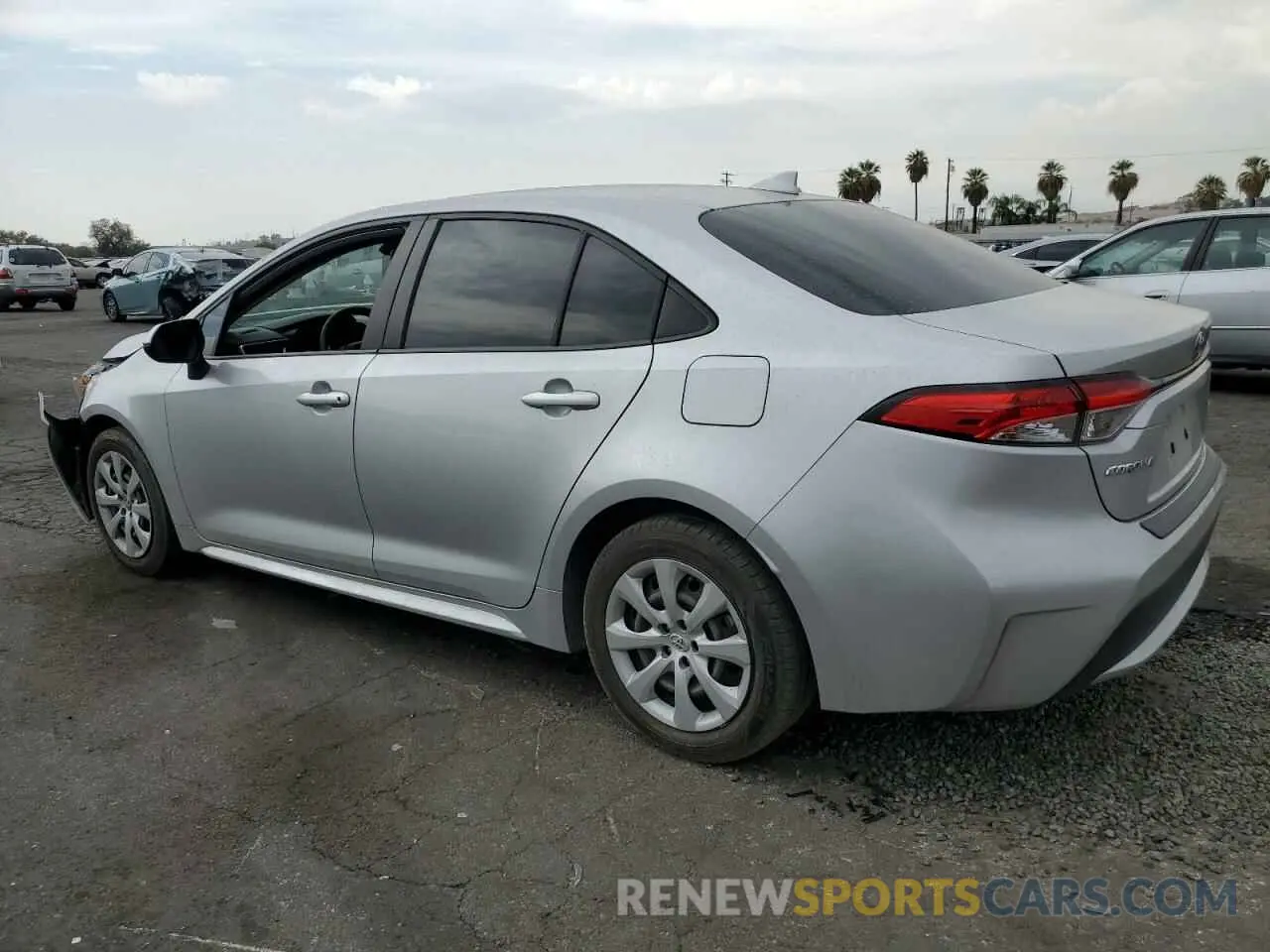 2 Photograph of a damaged car JTDEPRAE1LJ080732 TOYOTA COROLLA 2020