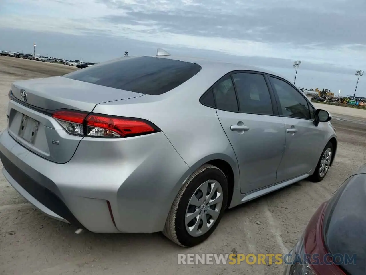 3 Photograph of a damaged car JTDEPRAE1LJ084330 TOYOTA COROLLA 2020