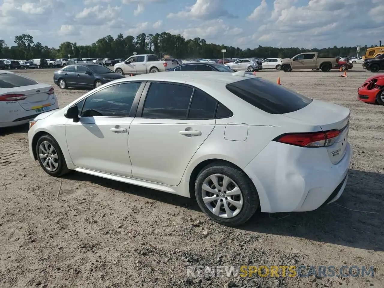 2 Photograph of a damaged car JTDEPRAE1LJ084926 TOYOTA COROLLA 2020