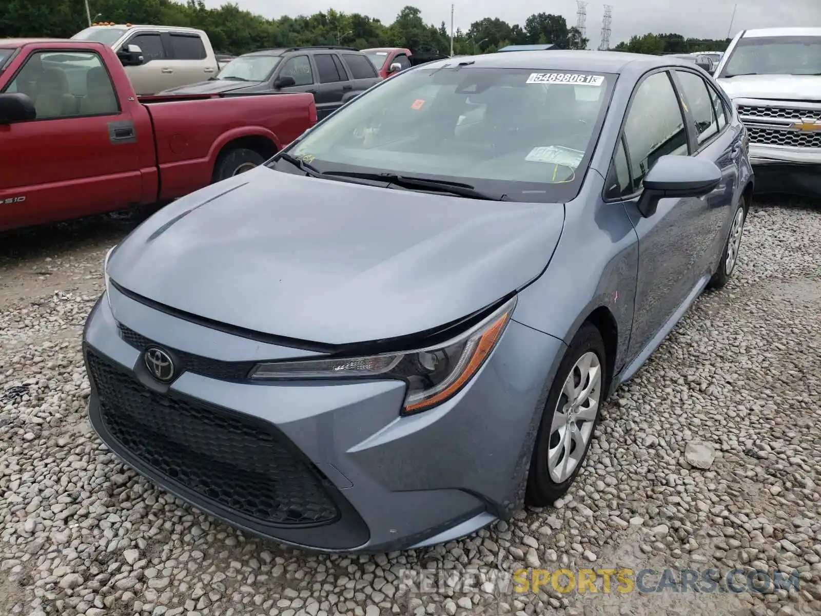 2 Photograph of a damaged car JTDEPRAE1LJ085543 TOYOTA COROLLA 2020