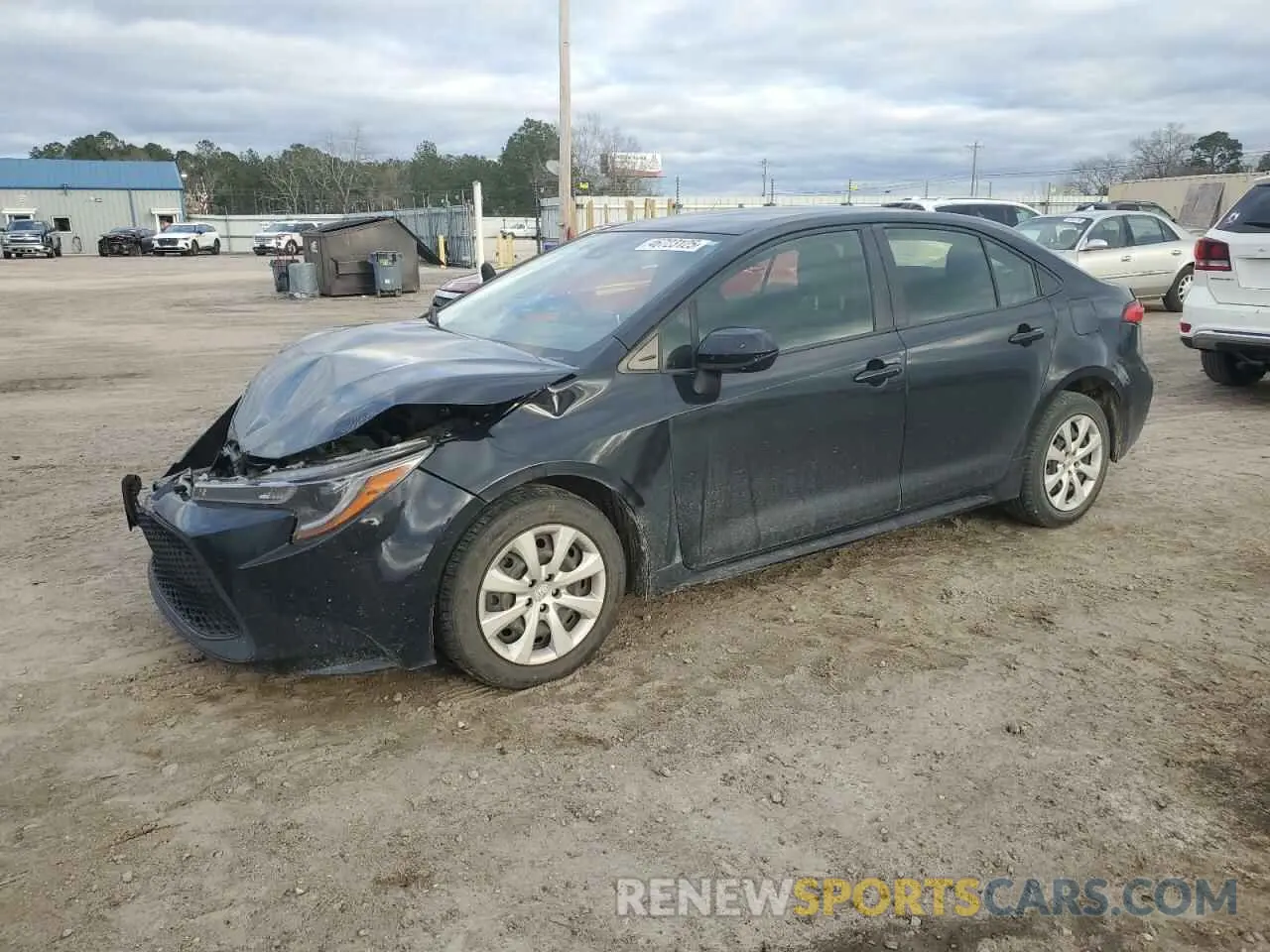 1 Photograph of a damaged car JTDEPRAE1LJ086689 TOYOTA COROLLA 2020