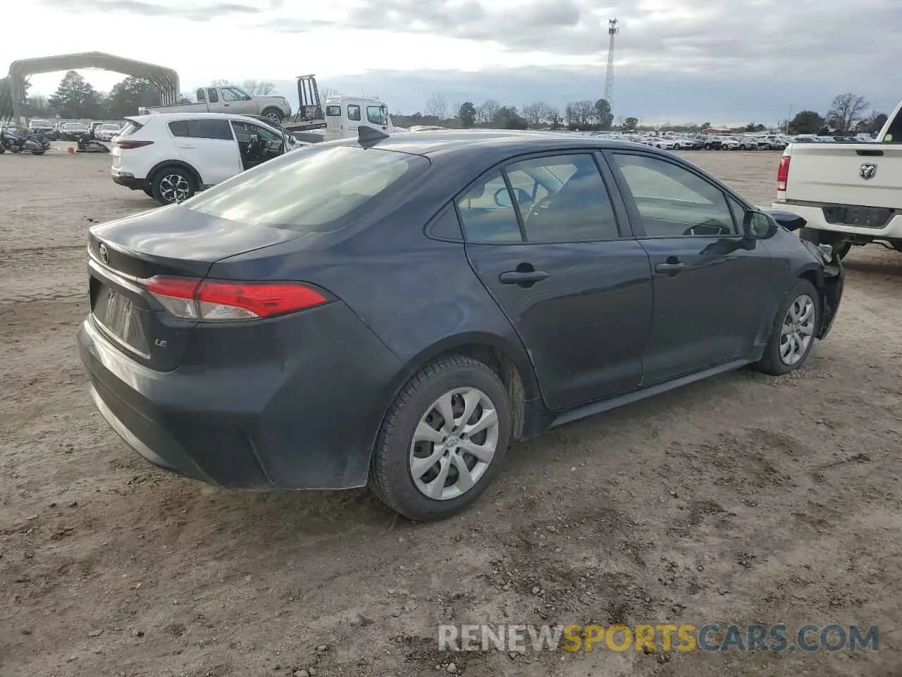 3 Photograph of a damaged car JTDEPRAE1LJ086689 TOYOTA COROLLA 2020