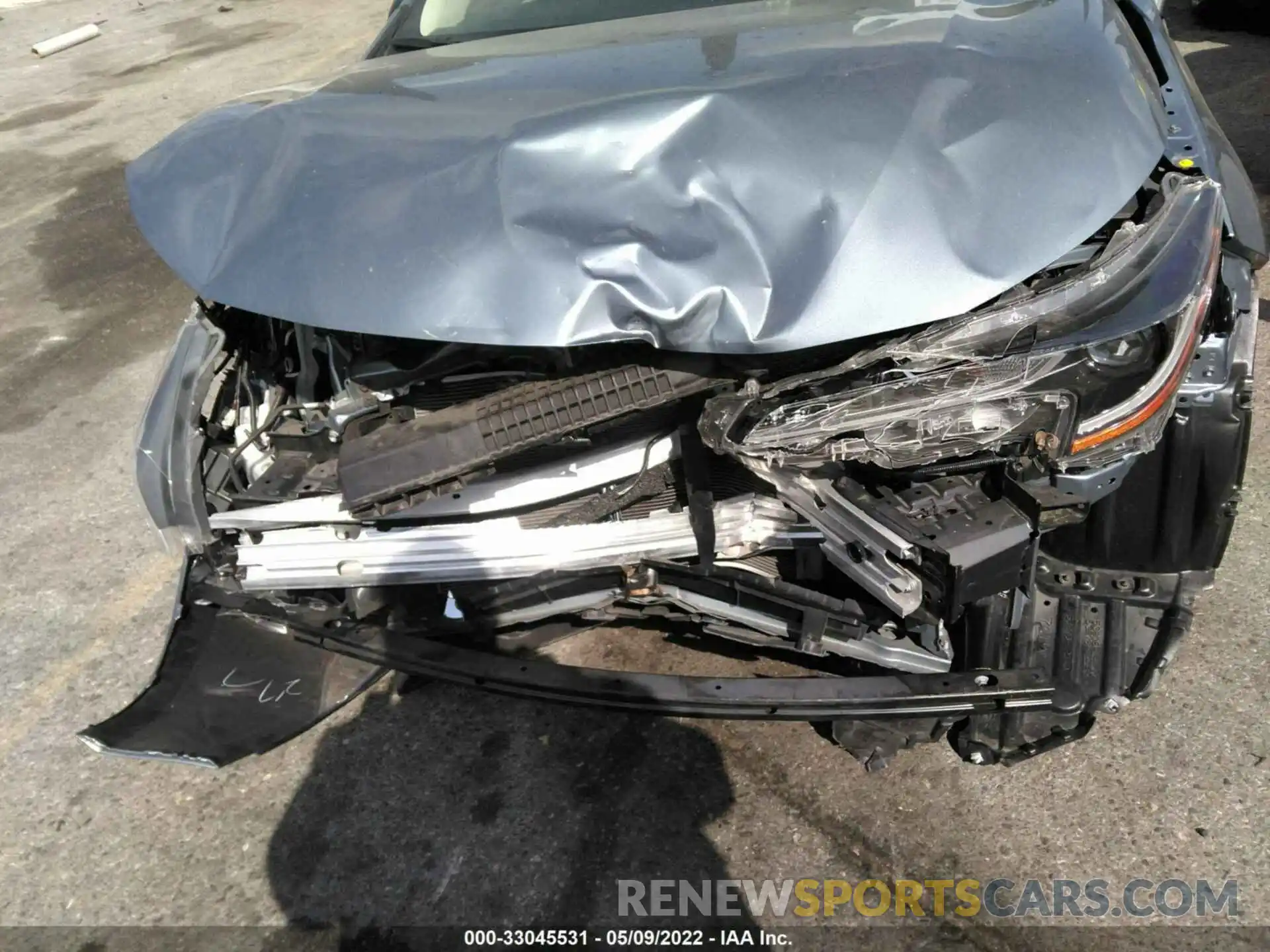 6 Photograph of a damaged car JTDEPRAE1LJ088958 TOYOTA COROLLA 2020