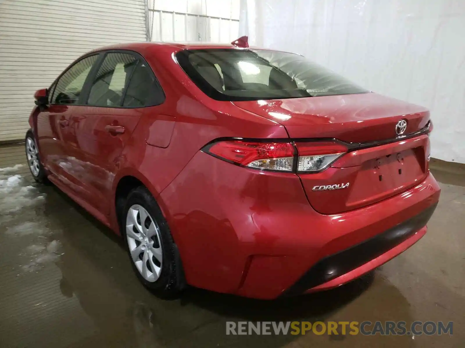 3 Photograph of a damaged car JTDEPRAE1LJ090175 TOYOTA COROLLA 2020