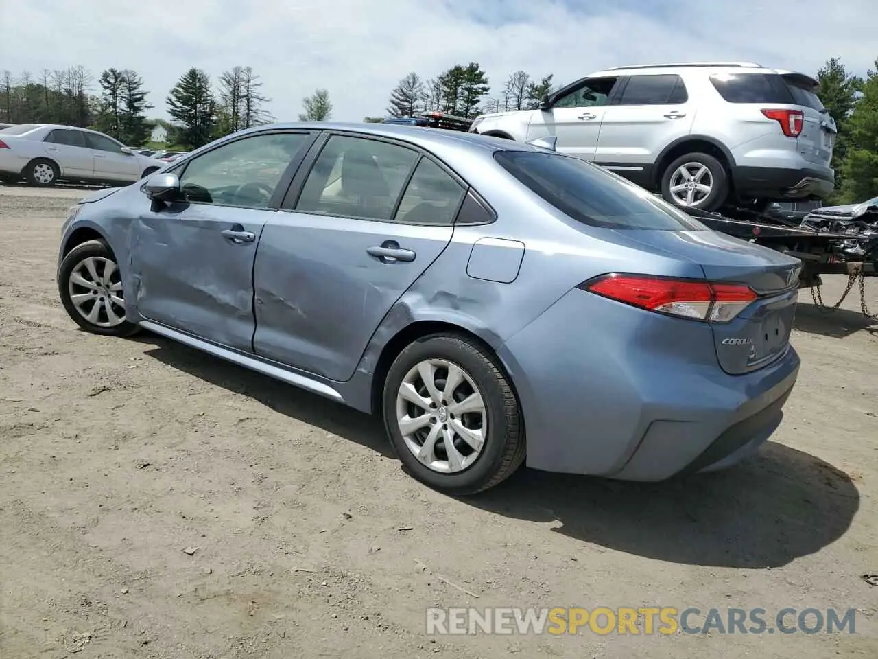 2 Photograph of a damaged car JTDEPRAE1LJ091620 TOYOTA COROLLA 2020
