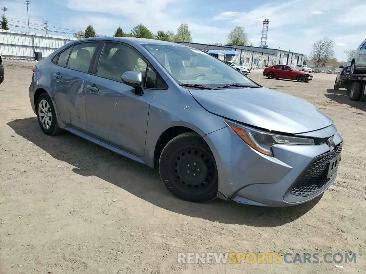 4 Photograph of a damaged car JTDEPRAE1LJ091620 TOYOTA COROLLA 2020