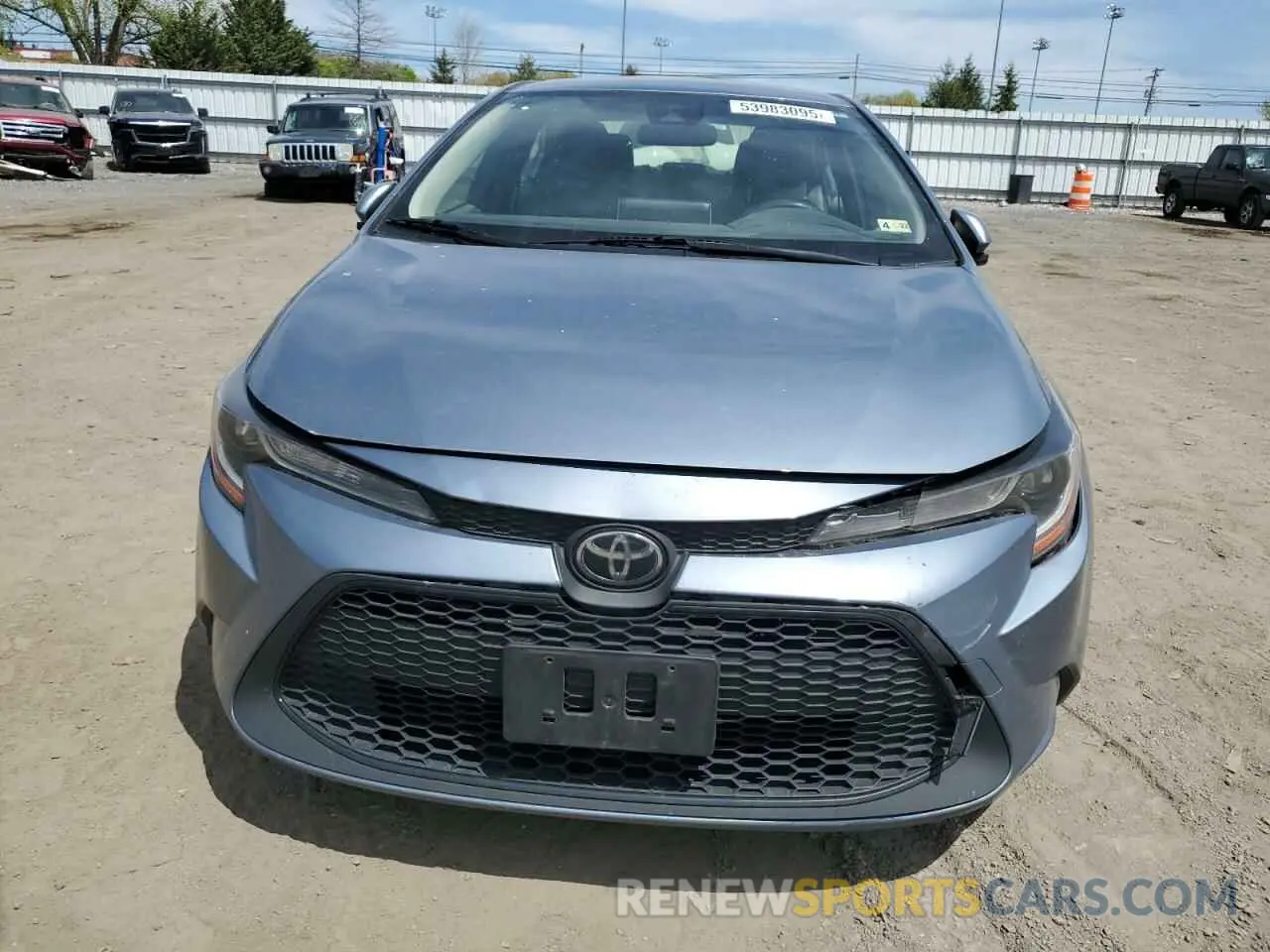5 Photograph of a damaged car JTDEPRAE1LJ091620 TOYOTA COROLLA 2020