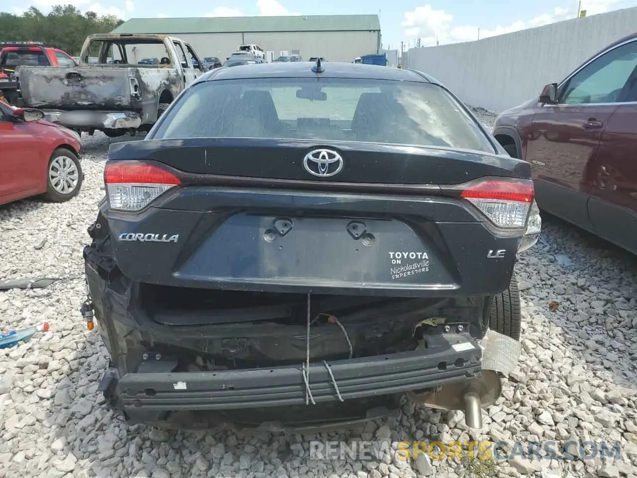 6 Photograph of a damaged car JTDEPRAE1LJ103734 TOYOTA COROLLA 2020