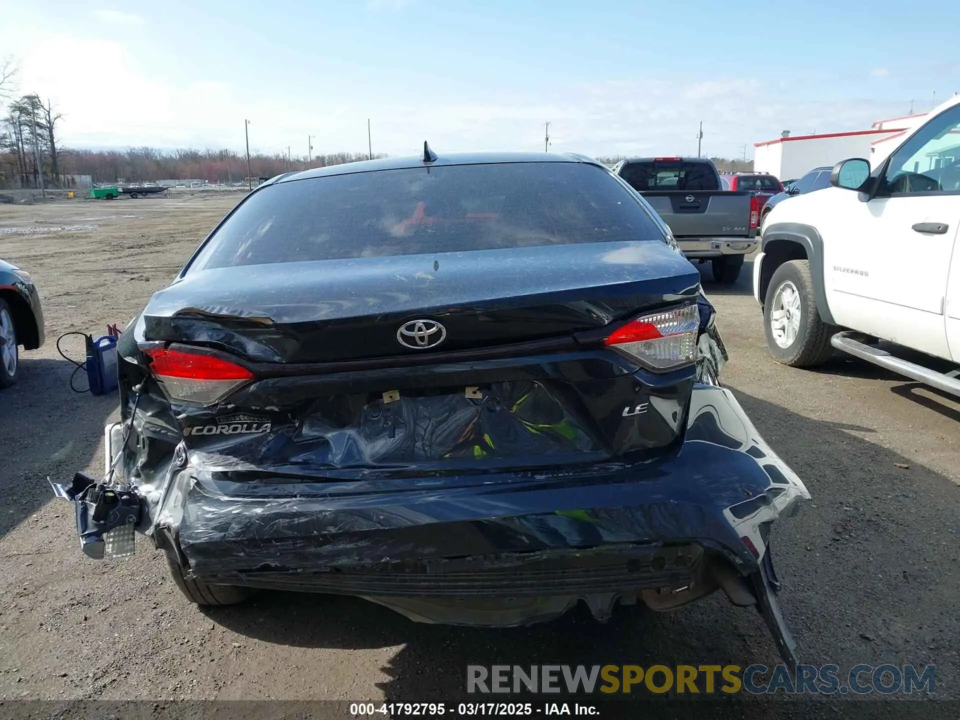 16 Photograph of a damaged car JTDEPRAE1LJ105449 TOYOTA COROLLA 2020
