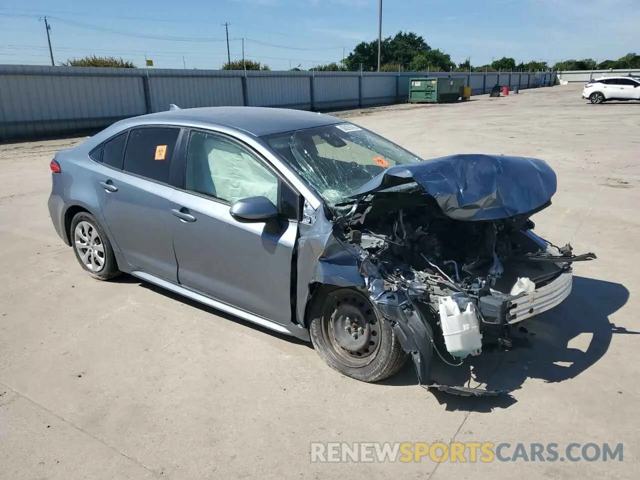 4 Photograph of a damaged car JTDEPRAE1LJ107069 TOYOTA COROLLA 2020