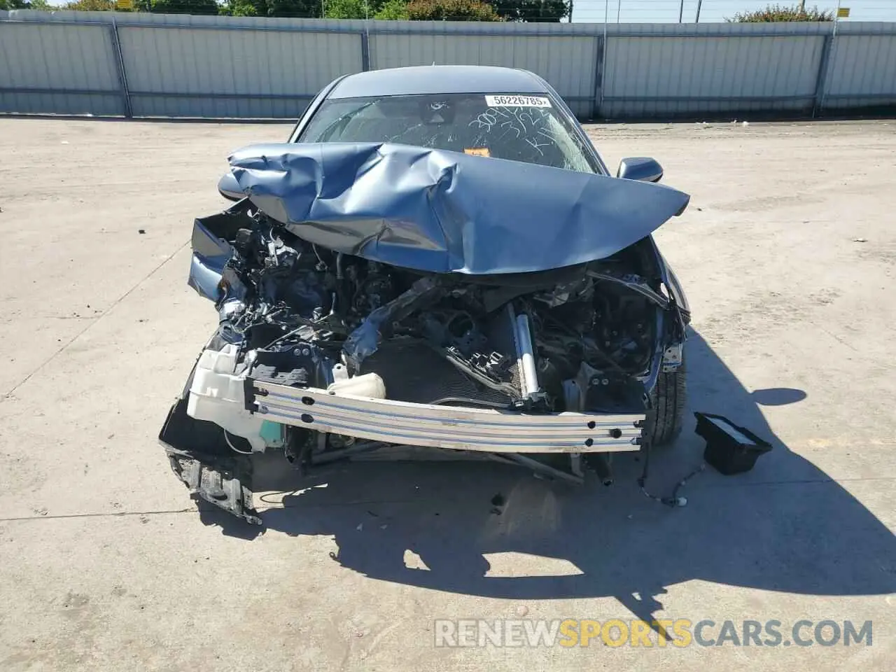 5 Photograph of a damaged car JTDEPRAE1LJ107069 TOYOTA COROLLA 2020