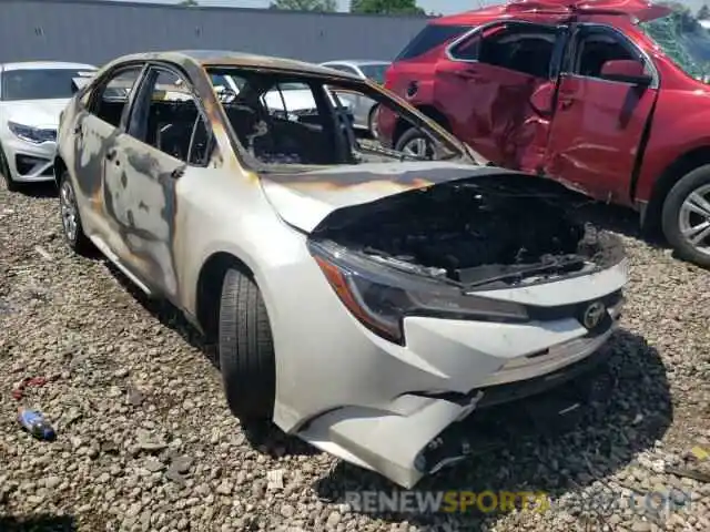 1 Photograph of a damaged car JTDEPRAE1LJ107489 TOYOTA COROLLA 2020