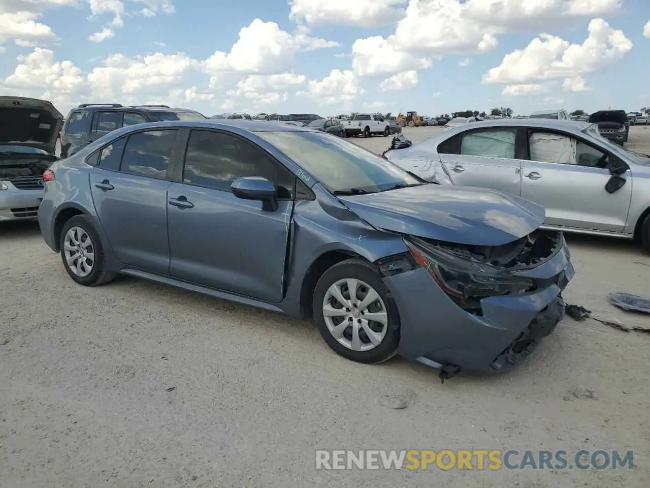 4 Photograph of a damaged car JTDEPRAE1LJ110912 TOYOTA COROLLA 2020