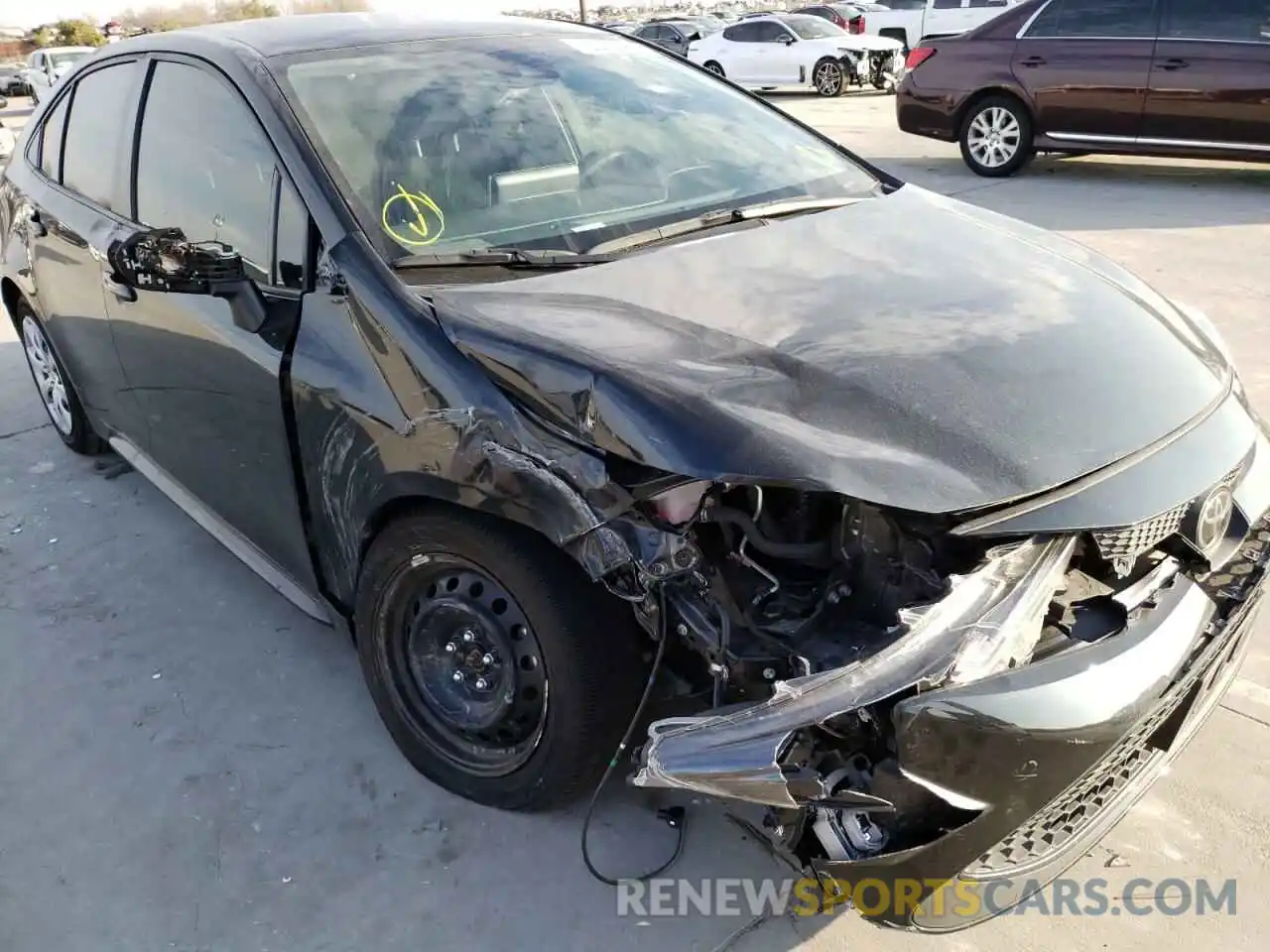 9 Photograph of a damaged car JTDEPRAE1LJ111574 TOYOTA COROLLA 2020