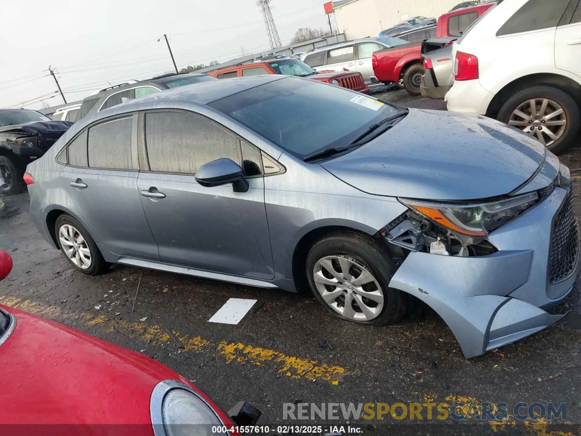13 Photograph of a damaged car JTDEPRAE1LJ116791 TOYOTA COROLLA 2020