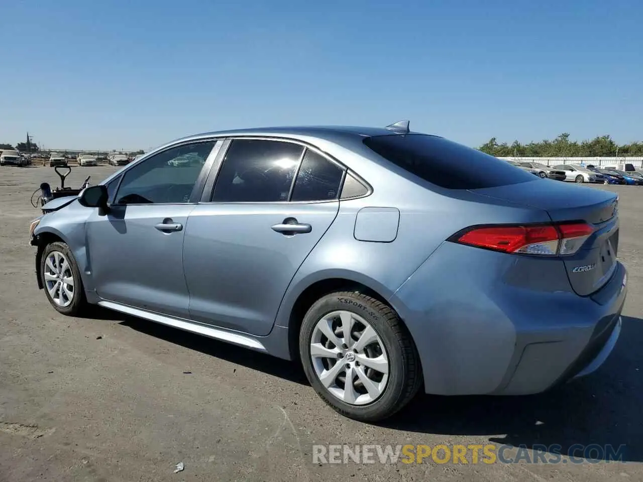 2 Photograph of a damaged car JTDEPRAE2LJ001116 TOYOTA COROLLA 2020