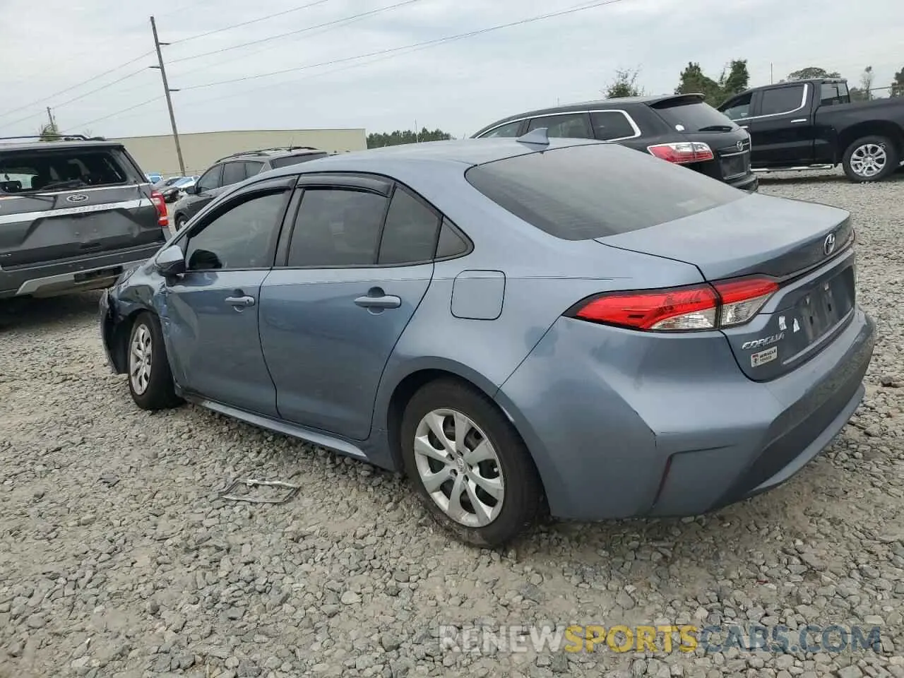 2 Photograph of a damaged car JTDEPRAE2LJ001617 TOYOTA COROLLA 2020