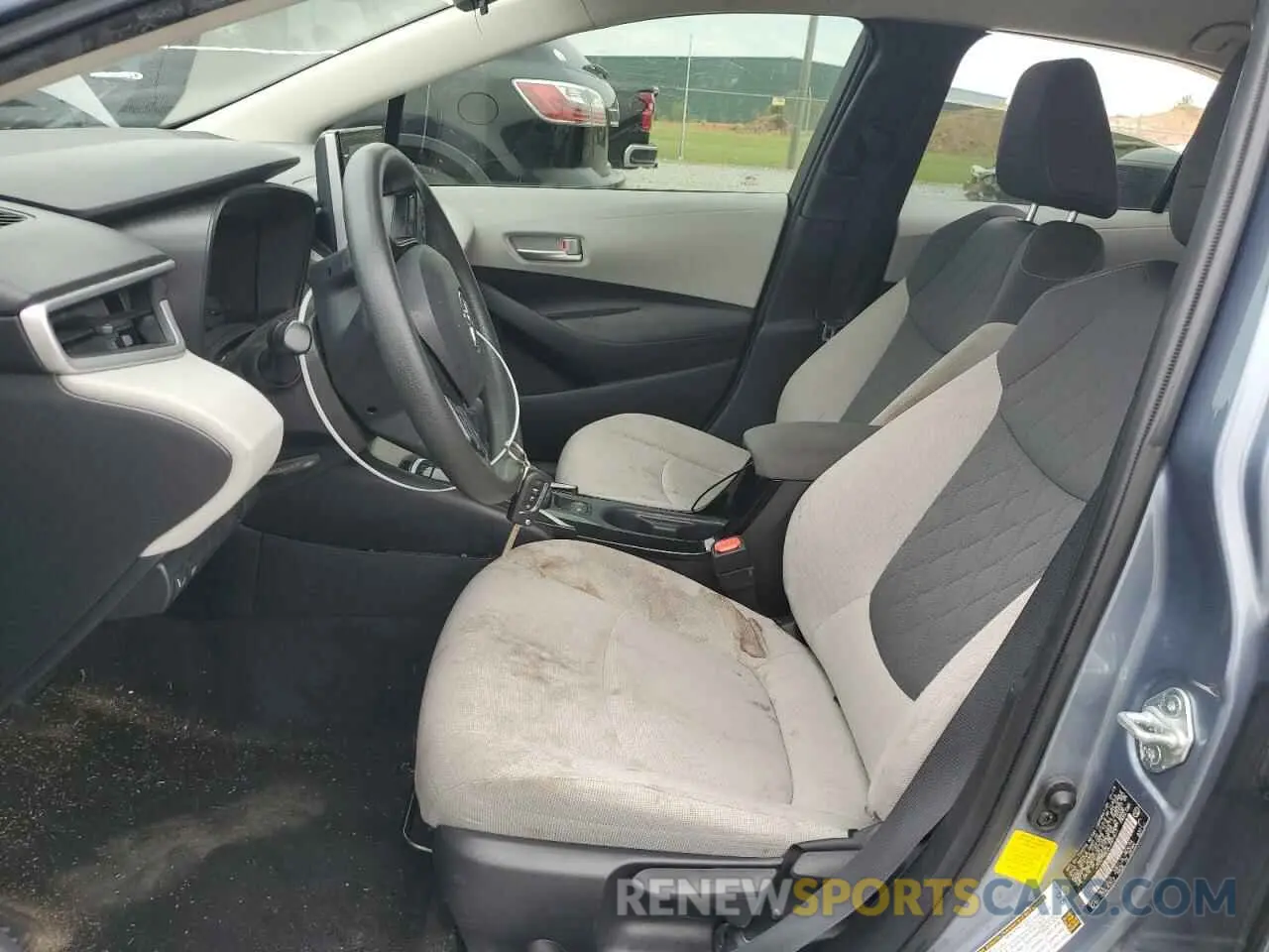 7 Photograph of a damaged car JTDEPRAE2LJ001617 TOYOTA COROLLA 2020
