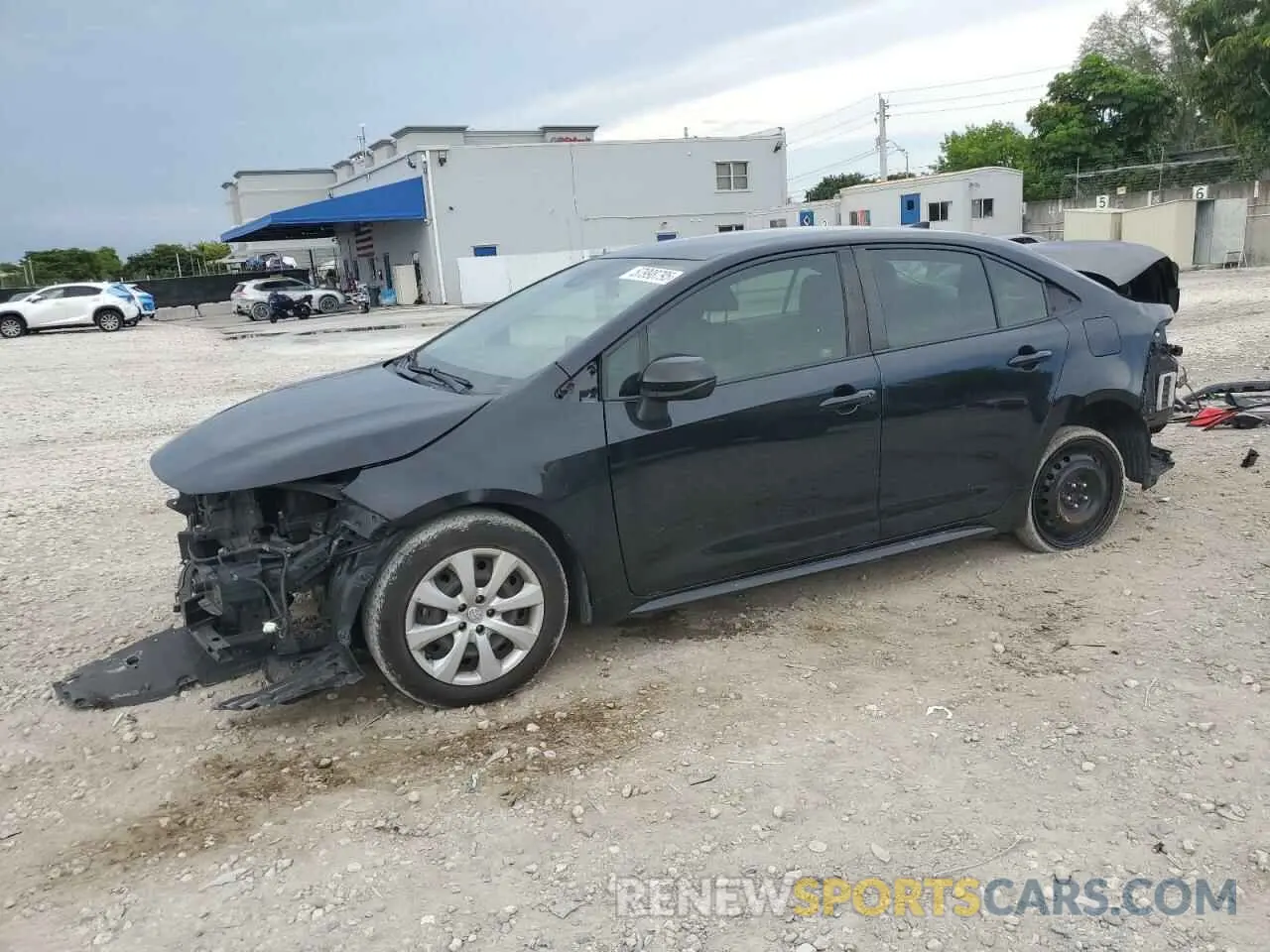 1 Photograph of a damaged car JTDEPRAE2LJ003769 TOYOTA COROLLA 2020