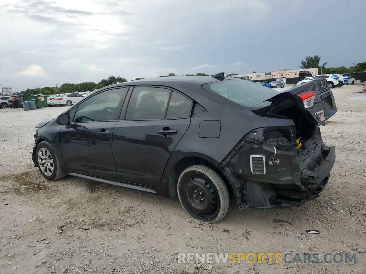 2 Photograph of a damaged car JTDEPRAE2LJ003769 TOYOTA COROLLA 2020
